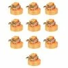 VidaXL Sangle d’arrimage à cliquet 10 pcs 1 tonne 6 m x 38 mm Orange -Accessoires de quincaillerie Soldes image 1 142661