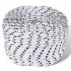 VidaXL Corde de bateau tressée Polyester 10 mm 250 m Blanc 1 VidaXL Corde de bateau tressée Polyester 10 mm 250 m Blanc -Accessoires de quincaillerie Soldes image 1 143793