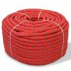 VidaXL Corde de bateau Polypropylène 14 mm 250 m Rouge -Accessoires de quincaillerie Soldes image 1 143820