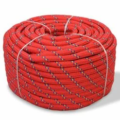 VidaXL Corde de bateau Polypropylène 16 mm 250 m Rouge