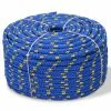 VidaXL Corde de bateau Polypropylène 12 mm 250 m Bleu