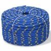 VidaXL Corde de bateau Polypropylène 18 mm 50 m Bleu -Accessoires de quincaillerie Soldes image 1 143831