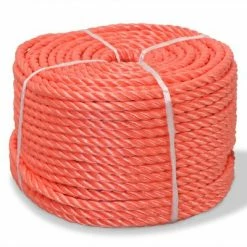 VidaXL Corde torsadée Polypropylène 6 mm 500 m Orange