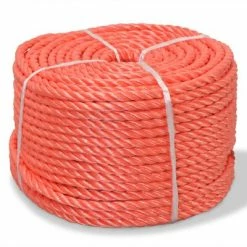 VidaXL Corde torsadée Polypropylène 12 mm 500 m Orange