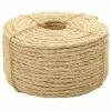 VidaXL Corde 100 % en sisal 10 mm 100 m -Accessoires de quincaillerie Soldes image 1 144798