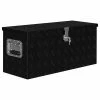 VidaXL Boîte en aluminium 80x30x35 cm Noir -Accessoires de quincaillerie Soldes image 1 146442