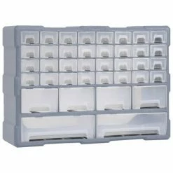 VidaXL Organisateur multi-tiroirs avec 40 tiroirs 52x16x37,5 cm