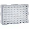 VidaXL Organisateur multi-tiroirs avec 64 tiroirs 52x16x37,5 cm -Accessoires de quincaillerie Soldes image 1 147580