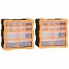 VidaXL Organisateurs multi-tiroirs avec 12 tiroirs 2 pcs 26,5x16x26 cm -Accessoires de quincaillerie Soldes image 1 147581