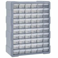 VidaXL Organisateur multi-tiroirs avec 60 tiroirs 38x16x47,5 cm
