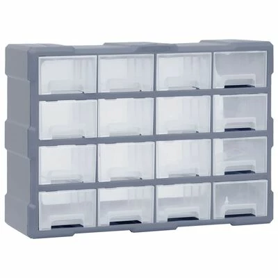 VidaXL Organisateur multi-tiroirs avec 16 tiroirs centraux 52x16x37 cm 3 VidaXL Organisateur multi-tiroirs avec 16 tiroirs centraux 52x16x37 cm