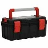 VidaXL Boîte à outils Noir et rouge 55x28x26,5 cm -Accessoires de quincaillerie Soldes image 1 152100