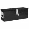 VidaXL Boîte de rangement Noir 60x23,5x23 cm Aluminium -Accessoires de quincaillerie Soldes image 1 152249