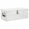 VidaXL Boîte de rangement Argenté 70x31x27 cm Aluminium -Accessoires de quincaillerie Soldes image 1 152250