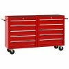 VidaXL Chariot à outils avec 10 tiroirs Acier Rouge -Accessoires de quincaillerie Soldes image 1 3056731