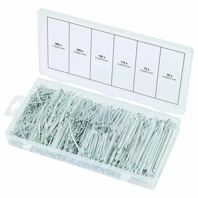 KS Tools Assortiment de goupilles fendues 1000 pcs 1,5x25-4x60 mm 3 KS Tools Assortiment de goupilles fendues 1000 pcs 1,5x25-4x60 mm