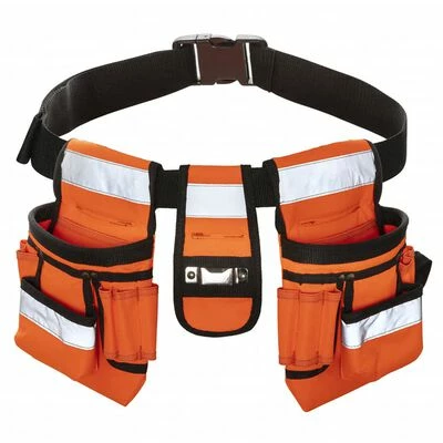 Toolpack Ceinture porte-outils haute visibilité Sash Orange et noir 3 Toolpack Ceinture porte-outils haute visibilité Sash Orange et noir