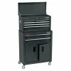 Draper Tools Armoire et coffre à outils combi 61,6x33x99,8 cm Noir -Accessoires de quincaillerie Soldes image 1 429543