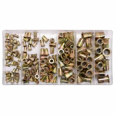 YATO Écrous à rivet 150 pcs Acier au carbone M3-M10 3 YATO Écrous à rivet 150 pcs Acier au carbone M3-M10