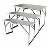 Brüder Mannesmann Ensemble table pliante multifonction Aluminium 3 pcs 2 Brüder Mannesmann Ensemble table pliante multifonction Aluminium 3 pcs -Accessoires de quincaillerie Soldes image 1 443677