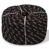 VidaXL Corde de bateau Polypropylène 14 mm 50 m Noir -Accessoires de quincaillerie Soldes image 1 91288