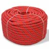 VidaXL Corde de bateau Polypropylène 12 mm 50 m Rouge 1 VidaXL Corde de bateau Polypropylène 12 mm 50 m Rouge -Accessoires de quincaillerie Soldes image 1 91292