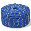 VidaXL Corde de bateau Polypropylène 12 mm 50 m Bleu -Accessoires de quincaillerie Soldes image 1 91297