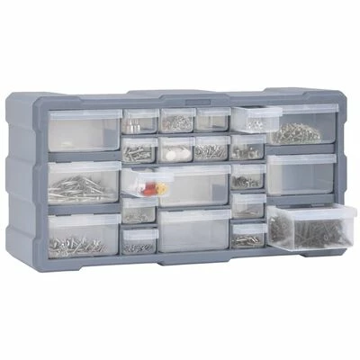 VidaXL Organisateur multi-tiroirs avec 22 tiroirs 49x16x25,5 cm 4 VidaXL Organisateur multi-tiroirs avec 22 tiroirs 49x16x25,5 cm – Image 2
