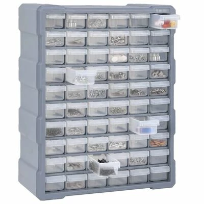 VidaXL Organisateur multi-tiroirs avec 60 tiroirs 38x16x47,5 cm 4 VidaXL Organisateur multi-tiroirs avec 60 tiroirs 38x16x47,5 cm – Image 2