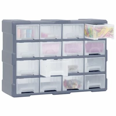 VidaXL Organisateur multi-tiroirs avec 16 tiroirs centraux 52x16x37 cm 4 VidaXL Organisateur multi-tiroirs avec 16 tiroirs centraux 52x16x37 cm – Image 2