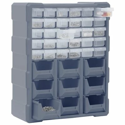 VidaXL Organisateur multi-tiroirs avec 39 tiroirs 38x16x47 cm 4 VidaXL Organisateur multi-tiroirs avec 39 tiroirs 38x16x47 cm – Image 2
