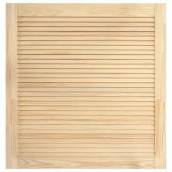 VidaXL Porte à persiennes Bois de pin massif 61,5x59,4 cm