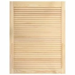VidaXL Porte à persiennes Bois de pin massif 69x49,4 cm