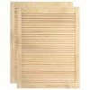 VidaXL Portes à persiennes 2 pcs Bois de pin massif 69x49,4 cm -Accessoires de quincaillerie Soldes image 2 151128
