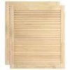 VidaXL Portes à persiennes 2 pcs Bois de pin massif 69x59,4 cm -Accessoires de quincaillerie Soldes image 2 151131