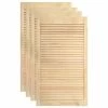 VidaXL Portes à persiennes 4 pcs Bois de pin massif 99,3x49,4 cm 2 VidaXL Portes à persiennes 4 pcs Bois de pin massif 99,3x49,4 cm -Accessoires de quincaillerie Soldes image 2 151138