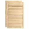VidaXL Portes à persiennes 2 pcs Bois de pin massif 99,3x59,4 cm -Accessoires de quincaillerie Soldes image 2 151140
