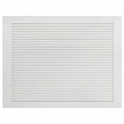 VidaXL Porte à persiennes Bois de pin massif Blanc 39,5x59,4 cm