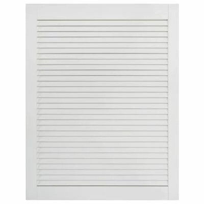 VidaXL Porte à persiennes Bois de pin massif Blanc 61,5x39,4 cm 3 VidaXL Porte à persiennes Bois de pin massif Blanc 61,5x39,4 cm