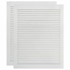 VidaXL Portes à persiennes 2 pcs Bois de pin massif Blanc 61,5x39,4 cm
