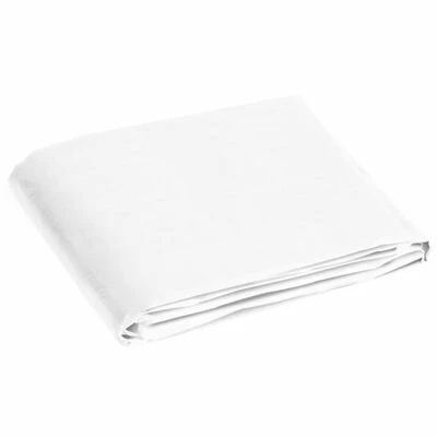 VidaXL Bâche 180 g/m² 3x4 m Blanc PEHD 4 VidaXL Bâche 180 g/m² 3x4 m Blanc PEHD – Image 2