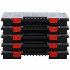 VidaXL Boîtes d'assortiment 5 pcs 40x30x5 cm Polypropylène 9 VidaXL Boîtes d'assortiment 5 pcs 40x30x5 cm Polypropylène -Accessoires de quincaillerie Soldes image 2 152096