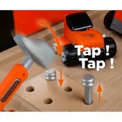 Smoby Établi pour enfants BLACK+DECKER Bricolo Ultimate -Accessoires de quincaillerie Soldes image 2 428054