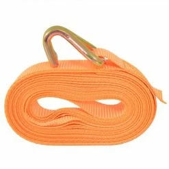 VidaXL Sangle d’arrimage à cliquet 4 pcs 0,4 tonne 6 m x 25 mm Orange -Accessoires de quincaillerie Soldes image 3 142658