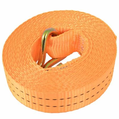 VidaXL Sangle d’arrimage à cliquet 4 pcs 1 tonne 6 m x 38 mm Orange 5 VidaXL Sangle d’arrimage à cliquet 4 pcs 1 tonne 6 m x 38 mm Orange – Image 3