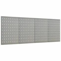 VidaXL Panneaux à chevilles muraux 4 pcs 40x58 cm Acier 10 VidaXL Panneaux à chevilles muraux 4 pcs 40x58 cm Acier -Accessoires de quincaillerie Soldes image 3 145350