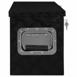 VidaXL Boîte en aluminium 80x30x35 cm Noir 10 VidaXL Boîte en aluminium 80x30x35 cm Noir -Accessoires de quincaillerie Soldes image 3 146442