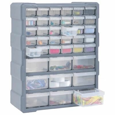 VidaXL Organisateur multi-tiroirs avec 39 tiroirs 38x16x47 cm 5 VidaXL Organisateur multi-tiroirs avec 39 tiroirs 38x16x47 cm – Image 3