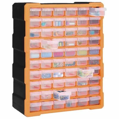 VidaXL Organisateur multi-tiroirs avec 60 tiroirs 38x16x47,5 cm 5 VidaXL Organisateur multi-tiroirs avec 60 tiroirs 38x16x47,5 cm – Image 3