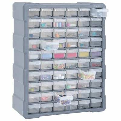 VidaXL Organisateur multi-tiroirs avec 60 tiroirs 38x16x47,5 cm 5 VidaXL Organisateur multi-tiroirs avec 60 tiroirs 38x16x47,5 cm – Image 3